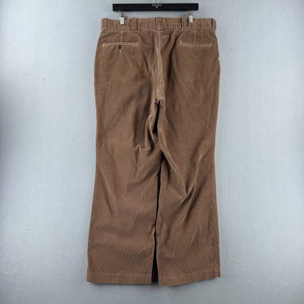 Vintage Big Mac Work Pants Mens 38 (Fits 37x29) Brown Corduroy 80s Made in USA - Picture 5 of 16